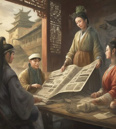 Image depicting news on papyrus and tablets